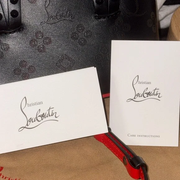 Christian Louboutin Black and Red Crossbody Bag - Picture 6 of 7